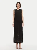 Sukienki - Fracomina Sukienka dzianinowa FJ25SD5007K420Q7 Czarny Regular Fit - miniaturka - grafika 1