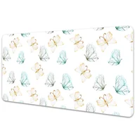 Podkładki na biurko - Podkładka mata ochronna na biurko Motyle 90x45 cm - miniaturka - grafika 1