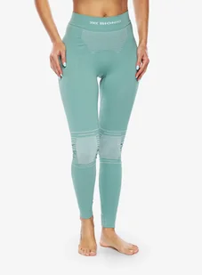 Legginsy termoaktywne damskie X-Bionic Energizer 4.0 Pants - sage green/optical white - Kalesony - miniaturka - grafika 1