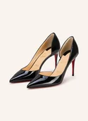 Czółenka - Christian Louboutin Czółenka Lakierowane Iriza 85 schwarz - miniaturka - grafika 1
