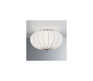SIRU - Lampa sufitowa GIOVE 2xE14/40W/230V śr. 29 cm chrom/biała szkło weneckie - Lampy sufitowe - miniaturka - grafika 1