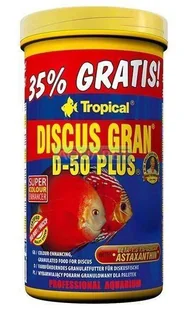 Tropical Pokarm dla rybek Discus Gran D-50 Plus 100ml/44g 61613 78955 - Pokarm dla ryb - miniaturka - grafika 1