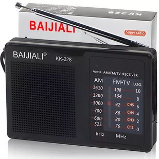 Radio Kuchenne Budowlane Przenośne Fm Am Na Baterie Jack Kieszonkowe Małe - Radioodtwarzacze - miniaturka - grafika 1