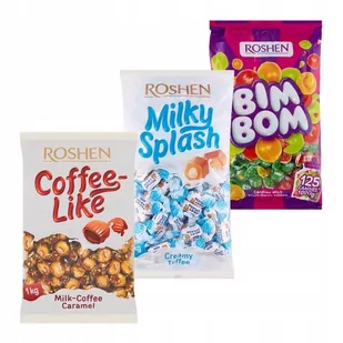 Roshen Cukierki Mix 3 smaków 1 kg x 3 sztuk - Cukierki - miniaturka - grafika 1
