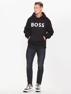 Bluzy męskie - Boss Bluza 50496661 Czarny Oversize - miniaturka - grafika 1