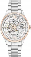 Zegarki męskie - Zegarek męski KENNETH COLE KCWGL0027204 stalowy klasyczny skeleton - miniaturka - grafika 1