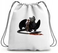 Torby szkolne - PLECAK WOREK JAK WYTRESOWAĆ SMOKA SZKOLNY - miniaturka - grafika 1