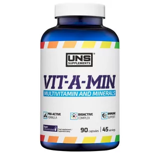 UNS Vit-A-Min 90caps - Witaminy i minerały dla sportowców - miniaturka - grafika 1