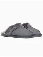 Kapcie damskie - ISLAND BOOT Kapcie "Emefa" w kolorze szarym - miniaturka - grafika 1
