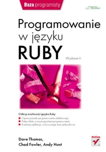 Programowanie w Języku Ruby - Systemy operacyjne i oprogramowanie - miniaturka - grafika 1