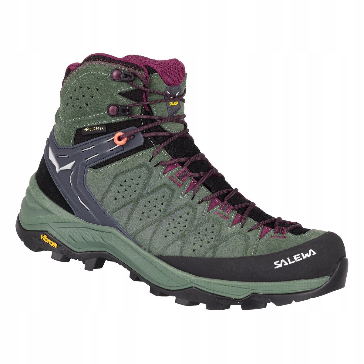 BUTY ALP TRAINER 2 MID GTX WOMEN-DUCK GREEN-RHODODENDON