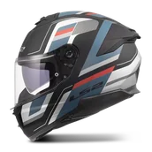 Kaski motocyklowe - Kask Integralny LS2 FF808 Stream II Vintage Czarny/PetrolL - miniaturka - grafika 1