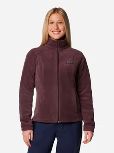 Bluza damska rozpinana streetwear Columbia Benton Springs Full Zip 1372111613 S Bordowa (195981471236) - Bluzy damskie - miniaturka - grafika 1