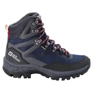 Buty trekkingowe damskie - Damskie Buty JACK WOLFSKIN REBELLION GUIDE TEXAPORE MID W 4053801-1227 – Granatowy - miniaturka - grafika 1