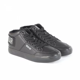 Sneakersy damskie - Sneakersy damskie Big Star Shoes EE274351 czarne - grafika 1