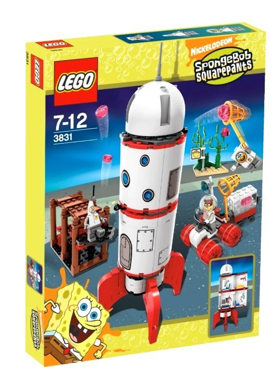 LEGO Spongebob Squarepants 3831 Rocket Ride. Lot Rakietą.