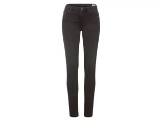 Spodnie damskie - ESMARA ESMARA Jeansy damskie z bawełną, super skinny fit (38, średni wzrost, Czarny) 4055334539173 - grafika 1