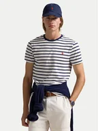 Koszulki męskie - Polo Ralph Lauren T-Shirt 710938134004 Biały Slim Fit - miniaturka - grafika 1