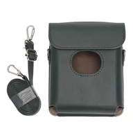 Torby fotograficzne i futerały - Futerał ze skóry PU Torba na aparat w stylu vintage odporna na zarysowania z paskiem na ramię do drukarki smartfonów FujiFilm Instax Square Link - miniaturka - grafika 1