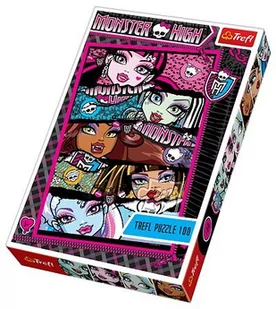 Trefl, puzzle, Monster High, Upiorne studentki, 100 el. - Puzzle - miniaturka - grafika 1