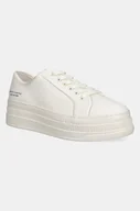 Trampki damskie - Armani Exchange tenisówki kolor biały XW001196 AF14599 M0107 - miniaturka - grafika 1