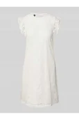 Sukienki - Sukienka koktajlowa o prostym kroju z koronki model COLLINE - Pieces - miniaturka - grafika 1