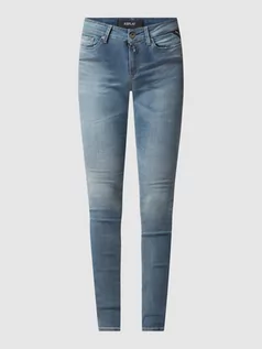 Spodnie damskie - Jeansy o kroju skinny fit z dodatkiem streczu model ‘Luzien’ HYPERFLEX - grafika 1