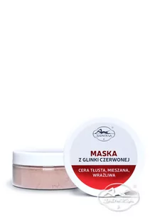 Jadwiga Saipan Maska z Glinki Czerwonej 100 ml - Maseczki do twarzy - miniaturka - grafika 1