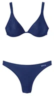 Stroje kąpielowe - Beco damski strój kąpielowy z fiszbinami bikini granatowy, 38 81030 - miniaturka - grafika 1