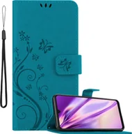 Etui i futerały do telefonów - Cadorabo pokrowiec na Samsung Galaxy A33 5G pokrowiec ochronny w kolorze niebieskim pokrowiec ochronny pokrowiec na telefon komórkowy etui w kwiaty etui w kwiaty - miniaturka - grafika 1