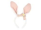 Dodatki do strojów karnawałowych - Opaska z uszami Zajączka i kokardką - 1 szt. - miniaturka - grafika 1