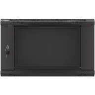 Szafy rack - Lanberg Szafa wiszący 19" 6U, 600x450, czarna FLAT PACK WF01-6406-10B - miniaturka - grafika 1