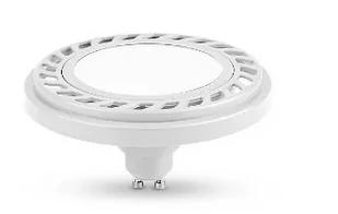 Żarówka LED AR111 GU10 230V  9W b.ciepła (700lm) 120° BIAŁA (szyba mleczna) wys.58mm BRILUM - Żarówki LED - miniaturka - grafika 2