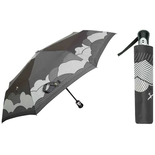 Automatyczna parasolka damska marki Parasol, skórzana rączka - Parasole - miniaturka - grafika 1