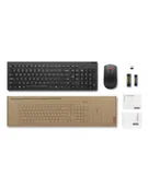 Zestawy myszka + klawiatura - lenovo Klawiatura z myszką Essential Wireless Combo Gen2 Black-US Euro 4X31R64491 - miniaturka - grafika 1