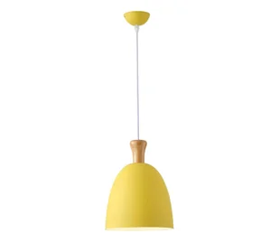 Żyrandol na lince 1xE27/15W/230V żółty - Lampy sufitowe - miniaturka - grafika 1