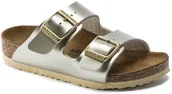 Buty dla dziewczynek - Birkenstock Birkenstock sandały Arizona KIDS BS 1014840 ELECTRIC METALLIC GOLD szerokość standardowa 34 - miniaturka - grafika 1