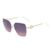Okulary przeciwsłoneczne - Guess Okulary przeciwsłoneczne damskie GF6183-5828W ø 58 mm - miniaturka - grafika 1