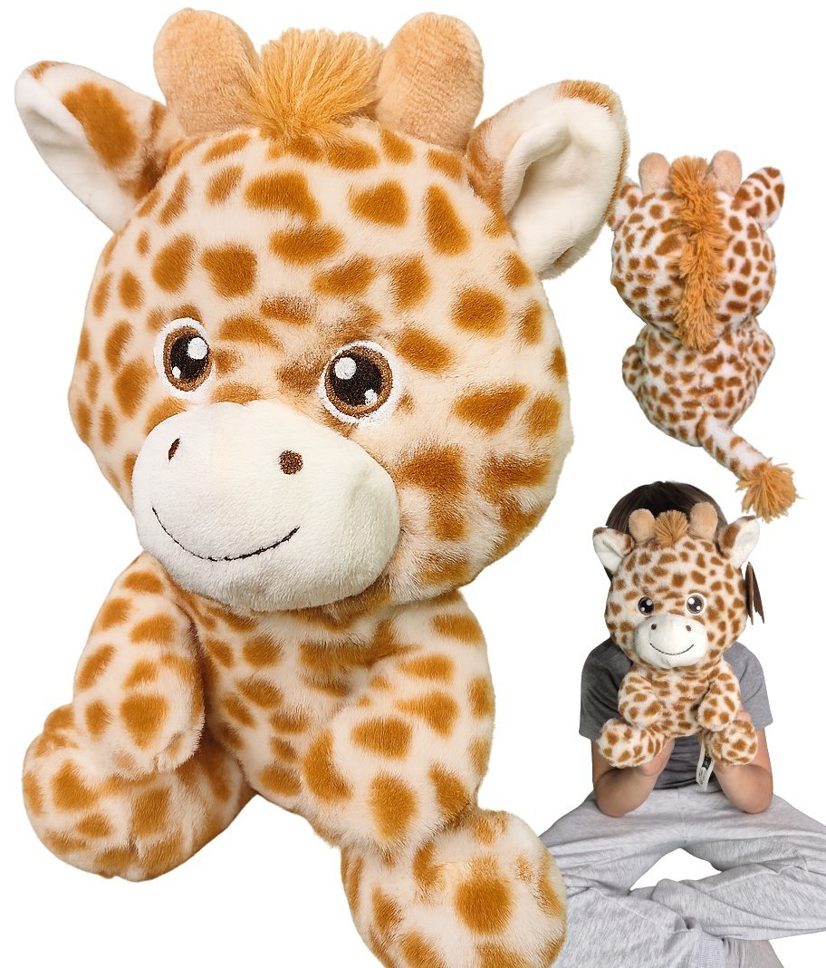 Maskotka Pluszowa ŻYRAFA ZOO Przytulanka Pluszak Zwierzątko Safari 24x20x15