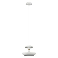 Lampy sufitowe - Marina D26 lampa wisząca 1-punktowa biała PND-73221-1M-WH - miniaturka - grafika 1