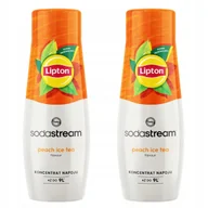 Syropy i koncentraty owocowe - 2x Syrop SodaStream Lipton Ice Tea Peach Herbata Brzoskwinia - miniaturka - grafika 1