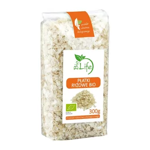 BioLife Płatki ryżowe Bio 300 g - Zdrowa żywność - miniaturka - grafika 1