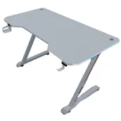 Biurka gamingowe - Biurko COBRA CRF4577RGB Biały - miniaturka - grafika 1