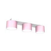 Lampy sufitowe - Milagro Lampa sufitowa DIXIE Pink/White 3xGX53 MLP7556 - miniaturka - grafika 1