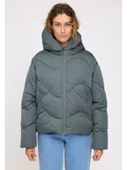 Kurtki damskie - MAZINE Kurtka zimowa w kolorze zielonym - miniaturka - grafika 1