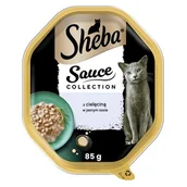 Mokra karma dla kotów - Karma dla kota SHEBA Sauce Collection z Cielęciną w sosie 85 g - miniaturka - grafika 1