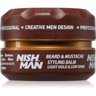 Nishman Beard Wax stylizacja wąsy broda 100ml - Kosmetyki i akcesoria do pielęgnacji brody - miniaturka - grafika 1