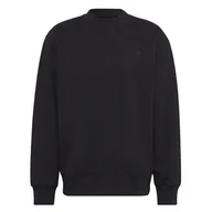 Bluzy męskie - Bluza adidas Originals Adicolor Contempo Crew French Terry HK2938 - czarna - miniaturka - grafika 1