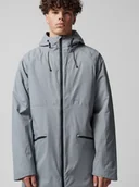 Kurtki męskie - Męska kurtka parka przejściowa Outhorn OTHAW22TJACM005 - szara - miniaturka - grafika 1