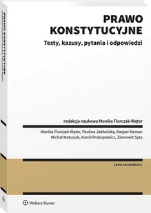 Prawo konstytucyjne Testy kazusy pytania i odpowiedzi - null - książka - Prawo - miniaturka - grafika 1